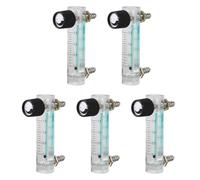 CENMEN Medidor de flujo de oxígeno con válvula de control para oxígeno, aire y gas, 5 unidades, 0,1-1,5 LPM 1,5 L