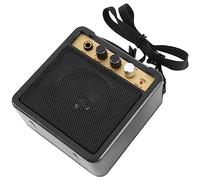 CENMEN Mini altavoz para guitarra, amplificador pequeño, color negro, 5 W, con clip trasero, accesorios de guitarra para guitarra eléctrica acústica, pieza de accesorios