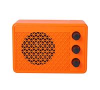CENMEN Mini amplificador de guitarra acústica portátil de 5 W, amplificador de guitarra acústica para interiores y exteriores, color naranja