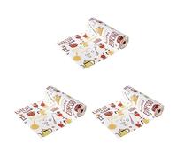 CENMEN - Papel de espuma de revestimiento de estante de cajón multifunción para armarios de cocina, refrigerador, cajones, armarios (rojo, 12 x 196 pulgadas)