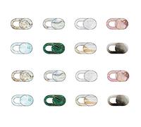 CENMEN Paquete de 16 fundas deslizantes para cámara de laptop, deslizante, bloqueador deslizante