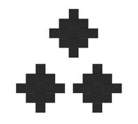 CENMEN Paquete de 24 Paneles AcúSticos de Pared, 12 Pulgadas X 12 Pulgadas X 1 Pulgada Paneles de Pared Insonorizantes de RecuperacióN RáPida e Inodoros (Negro)