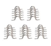 CENMEN Paquete de 30 almohadillas de acero inoxidable para barco Bimini, correas de ojo, amarre, trabillas para cubierta de kayak, canoa
