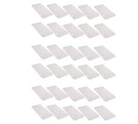 CENMEN Paquete de 30 placas de matrícula de sublimación de 6 x 3 pulgadas, imagen de transferencia térmica de calor, placa de matrícula de aluminio