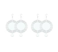 CENMEN Paquete de 4 piezas de sublimación de viento de 8 pulgadas, escultura de sublimación 3D de doble cara para patio, jardín