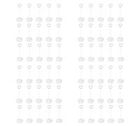 CENMEN Paquete de 60 soportes para números de mesa de 8.75 pulgadas de alto, soporte de fotos de mesa, clip de soporte de fotos de alambre, soporte de notas de menú