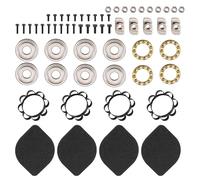 CENMEN Para 2.4 Bambu X1/P1 omnidireccional autoalineable pie antivibración fuerte absorción de golpes almohadilla de pie de impresora 3D