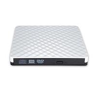 CENMEN PC portátil externo USB 3.0 DVD RW CD Writer portátil unidad óptica quemador lector bandeja reproductor quemador portátil unidad quemador