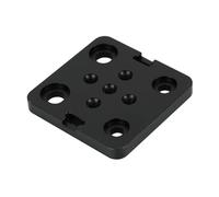 CENMEN Placa de pórtico con ranura en V de aluminio 2020, placa deslizante especial para piezas de impresora 3D