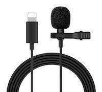 CENMEN Profesional Micrófono Corbata con Clip Adecuado para/Grabación/Entrevista/Videoconferencia/Dictado de voz