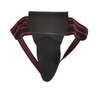 CENMEN Protector de ingle para boxeo, taekwondo, kickboxing, entrenamiento de artes marciales, protector abdominal para hombre, fácil de instalar, color negro