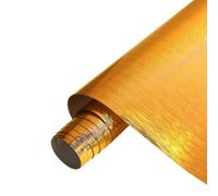 CENMEN Rollo de vinilo metálico HTV de transferencia de calor dorado de 12 pulgadas x 6 pies