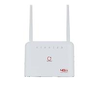 CENMEN Router WiFi B725 4G CPE 300Mbps con 4 puertos LAN + 2 antenas externas ranura para tarjeta SIM módem WiFi router sin 4G enchufe UE
