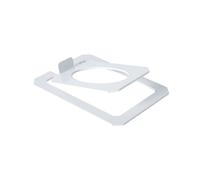 CENMEN Soporte de metal estable inclinable para altavoces para tu valioso altavoz, color blanco