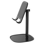 CENMEN Soporte universal ajustable para teléfono celular de escritorio para tableta, soporte de escritorio, soporte para teléfono, color negro