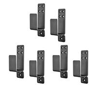 CENMEN Soportes de puerta, paquete de 6 soportes de barra abierta para seguridad del hogar, soportes de barra de 2 x 4 para evitar la entrada no autorizada