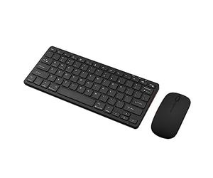 CENMEN Teclado para Tablet Bluetooth Inalámbrico Soporte para Ratón Tablet Ordenador Portátil Negro