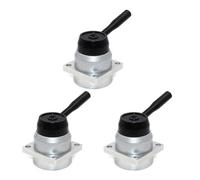 CENMEN Válvula de palanca de mano neumática de 3 posiciones de 4 vías G1/4 pulgadas de diámetro K34R6-8D, válvula direccional manual, válvula de control mecánico