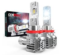 CENMOLL Bombilla H11 Led, 120W 24000LM 6000K Blanco Frío 600% Brillo Bombilla Led H11 H9 H8 Canbus Libre de Errores Diseño Inalámbrico Todo en Uno Xenón Halógeno Kit de Conversión de Repuesto, 2 pezzi
