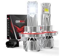 Cenmoll Bombilla H13 Led, 140W 36000LM 700% de brillo ángulo de haz ajustable de 360 grados, 6000K blanco frío Bombillas Led H13 9008 Canbus 12V 24V controlador Canbus integrado Plug & Play, 1 par