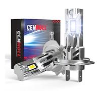 Cenmoll Bombilla H7 Led, 400% más brillante 80W 16000LM 6000K Blanco frío No se requiere adaptador Diseño 1:1 Bombillas Led H7 Para Coche Canbus libre de errores Kit de reemplazo de halógeno, 1 par
