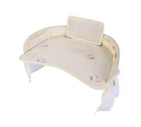 CENMOO Bandeja de asiento de coche para niños, impermeable, plegable, con múltiples bolsillos, mesa ligera para actividades de viaje por carretera, bandeja de asiento resistente a las manchas para