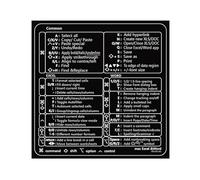CENMOO Pegatinas para atajos de teclado, instrucciones rápidas de Word/ , atajos de teclado, impermeables para teclado, atajos de teclado para Window, 13 - 16 pulgadas Air/Pro