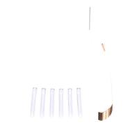 Cenocco, CC9086 Depiladora facial con luz LED, luz LED para precisión, depilación suave y exfoliación, diseño profesional, mejora la aplicación del maquillaje, 6 cabezales de repuesto