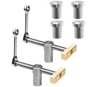 CENPEK 2 Abrazaderas para Perros De Banco Y 4 Perros De Banco De 3/4 Pulgadas, Tornillo De Banco para Carpintería CNC, Mecanizado De Precisión, Perro De Banco