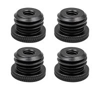 CENPEK 2 Pack 1/4 Rosca Hembra a 5/8-11 Rosca Macho Tornillos Adaptador Reductor para Trípode Poste Láser y Soporte de Micrófono