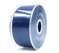 CENPEK 2 rollos de hilo elástico de 0,8 mm con cordón elástico para hacer pulseras de joyería (azul marino)