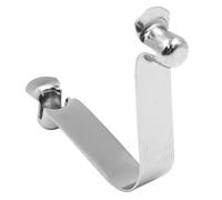 CENPEK 20 Clips para Poste de Tienda de campaña, Clips de Resorte de Paleta de Kayak de 8 mm, Clips de Resorte de botón pulsador de Poste de Tienda de campaña