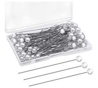 CENPEK 200 alfileres de Perlas para Flores, alfileres de Boda, alfileres de Costura, alfileres de Ramillete, alfileres para Ramos de Manualidades, Decoraciones de Costura, Boda, Bricolaje