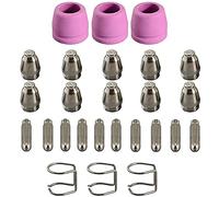 CENPEK 26 unids soldadura SG55 AG60 WSD60 plasma cortador antorcha consumibles kit consejos 40/50/60 Amp