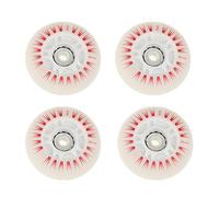 CENPEK 4 piezas de ruedas para patines en línea con LED, ruedas duraderas y luminosas para deslizar, 80 mm, rojas