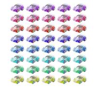 CENPEK 40 Piezas de Coches de Juguete, minicoches de Empuje y Marcha, minivehículos de Carreras para niños, Regalo de cumpleaños