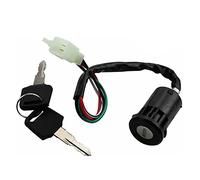 CENPEK 5 uds Interruptor de Llave de Encendido, Interruptor de Encendido de Motocicleta Impermeable 4 Cables Enchufe Macho para Motocicleta Todoterreno ATV Dirt Bike