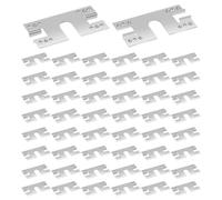 CENPEK 50 paneles solares fotovoltaicos de 28 x 50 mm, placas de tierra para sistemas fotovoltaicos, caravanas y barcos.