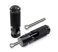 CENPEK 8 mm Pernos Pedal de pie CNC Universal Motocicleta Bicicleta Pedal de reposapiés plegable Pedal de reposapiés plegable Reposapiés de repuesto para R1 R6 R125 R3 R25 MT07 MT-07 MT09