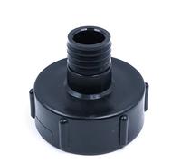 CENPEK Adaptador de manguera de tanque 1000L Plástico IBC Adaptador de tanque Adaptador de manguera de jardín Herramientas de 60 mm Importe de rosca a 1 pulgada (25 mm) Conecte la manguera