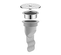 CENPEK Anillo de acero para desagüe de suelo de ducha, evita reflujo, filtro de tubo de desodorante de silicona, válvula unidireccional de drenaje