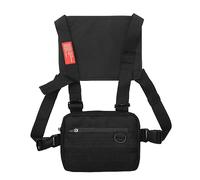 CENPEK Bolsa Táctica para El Pecho, Soporte para Walkie Talkie, Aparejo Táctico para El Pecho, Chaleco con Bolsillos Ajustables para Entrenamientos, Ciclismo, Senderismo