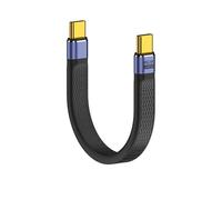CENPEK Cable USB C a USB C, Carga rápida de 240 W, Cable Corto de Carga rápida de 5,1 Pulgadas, Transferencia de Datos de 40 Gbps, Compatible Thunderbolt 4 15/15Pro MAX Google Pixel MacBook