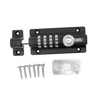 CENPEK Cerradura de puerta de perno Combi - Perno de bloqueo de combinación de 4 ruedas - Cuerpo fundido a prueba de manipulaciones - Cerradura de puerta de alta seguridad para el hogar y garajes