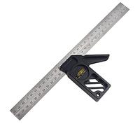 CENPEK Combination Square - Herramienta de medición de precorte y taladrado para ángulos Rectos y Centro con Cabezal Cuadrado de Alta Resistencia de 12 Pulgadas para maquinistas de carpintería
