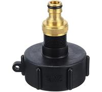 CENPEK Conector de pulverización de agua Conector adaptador IBC 3/4 pulgadas para adaptador de válvula de manguera IBC Tanque de agua Barril de lluvia Conectores de agua 1000L