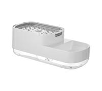 CENPEK Dispensador de jabón para Platos con Soporte para Esponja, el más Nuevo dispensador de jabón de Cocina 3 en 1 y Soporte para Esponja (Blanco)