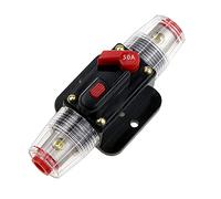 CENPEK Disyuntor con soporte de fusible de reinicio manual para audio de coche, barco, interruptor estéreo inversor reemplazar fusibles de 50 amperios