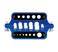 CENPEK Estación aislante de soldadura de aluminio, herramientas RC para XT60 XT90 Denas T, conector banana, color azul