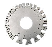 CENPEK Herramienta estándar de medición de chapa para calibrar chapa sin recubrir, placa de hierro y acero 0-36 (0,3-0,0 cm)